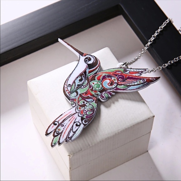 Hummingbird Necklace - Picture 4 of 6